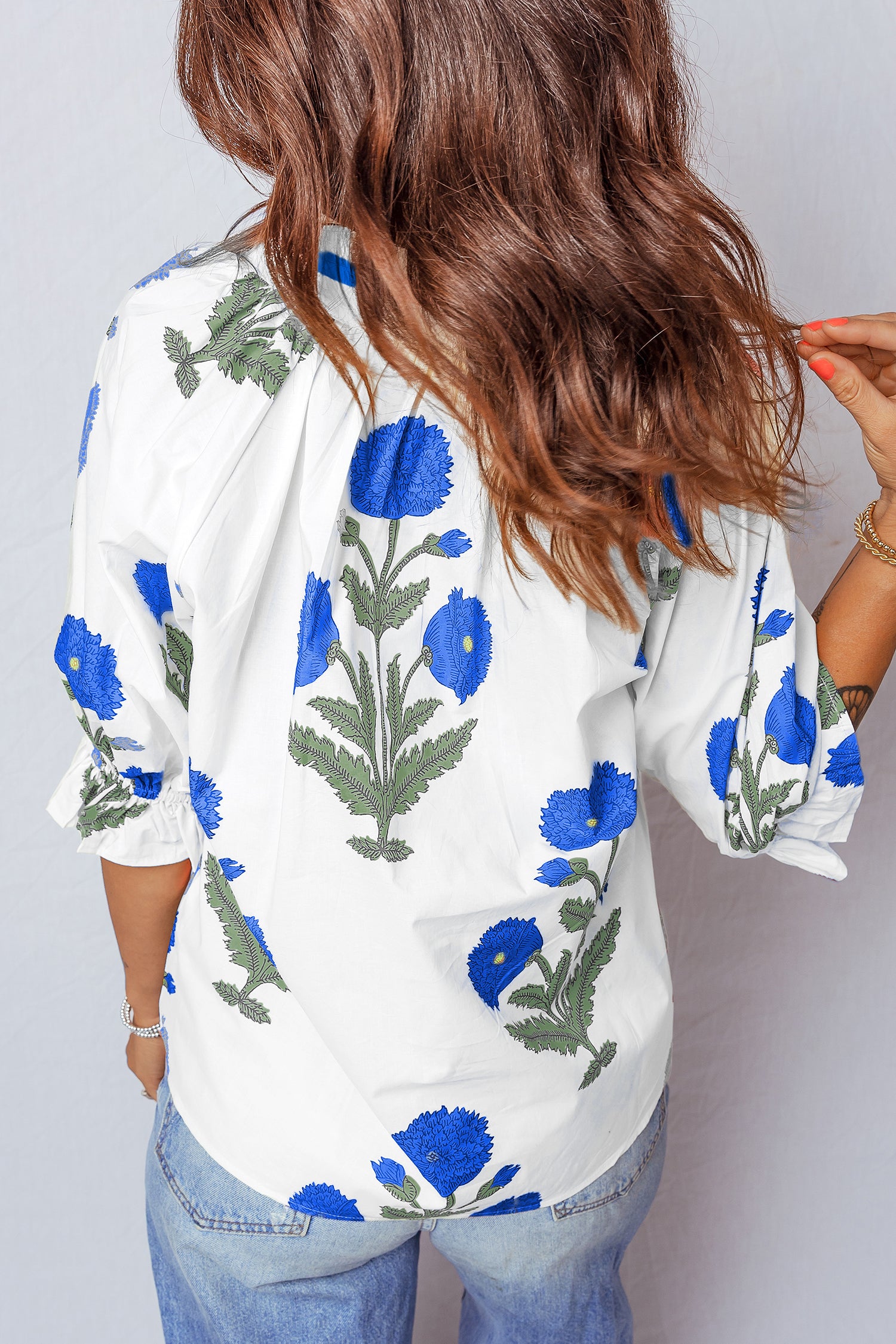 That Girl Energy Flower Print Top