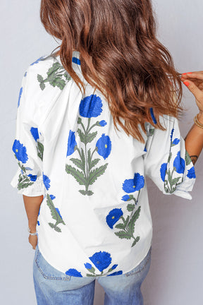 That Girl Energy Flower Print Top