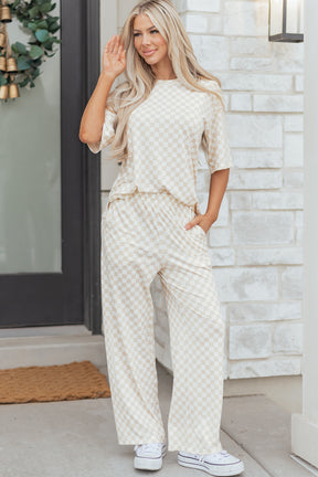 Everything In Check 2pc Lounge Set