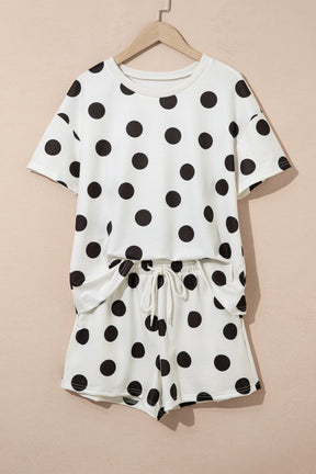 Chic Spotlight Black Polka Dot 2 pc Set