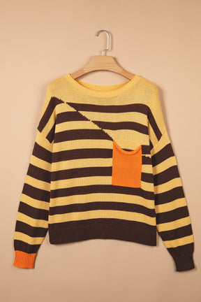 Stripe Hype Colorblock Sweater