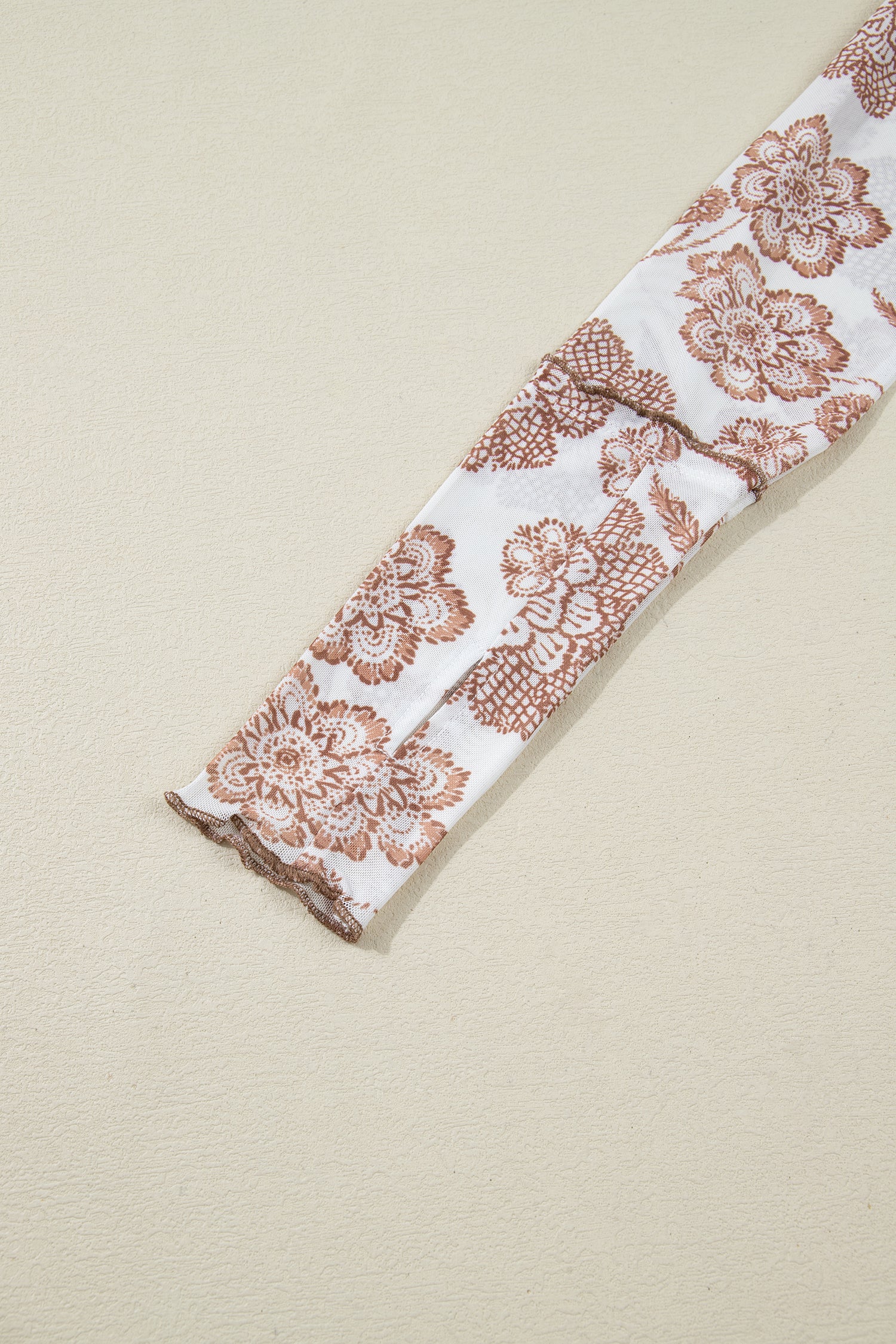 Pretty In Floral Mesh Top