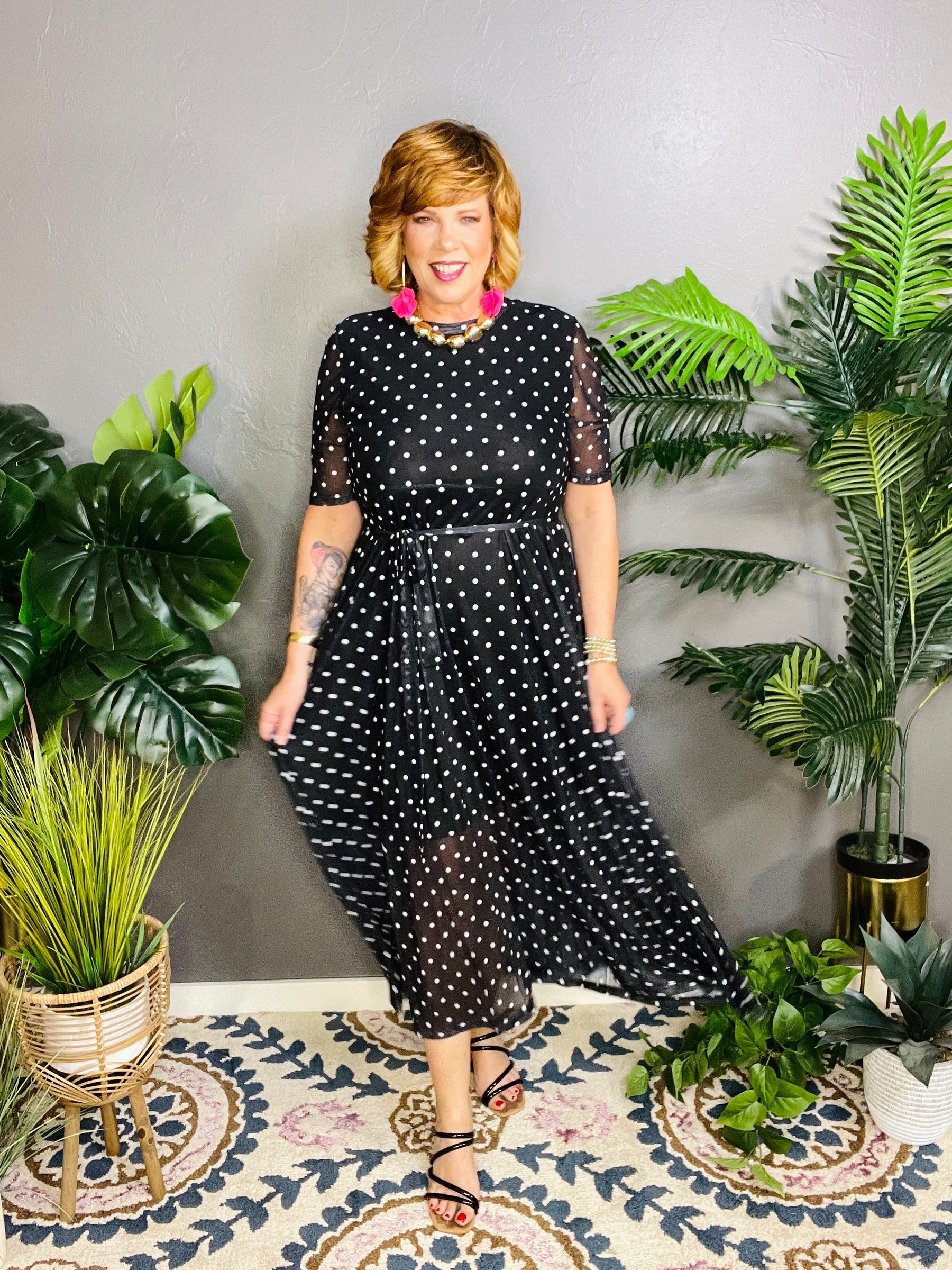 Connect The Dots Dress - DR181BK