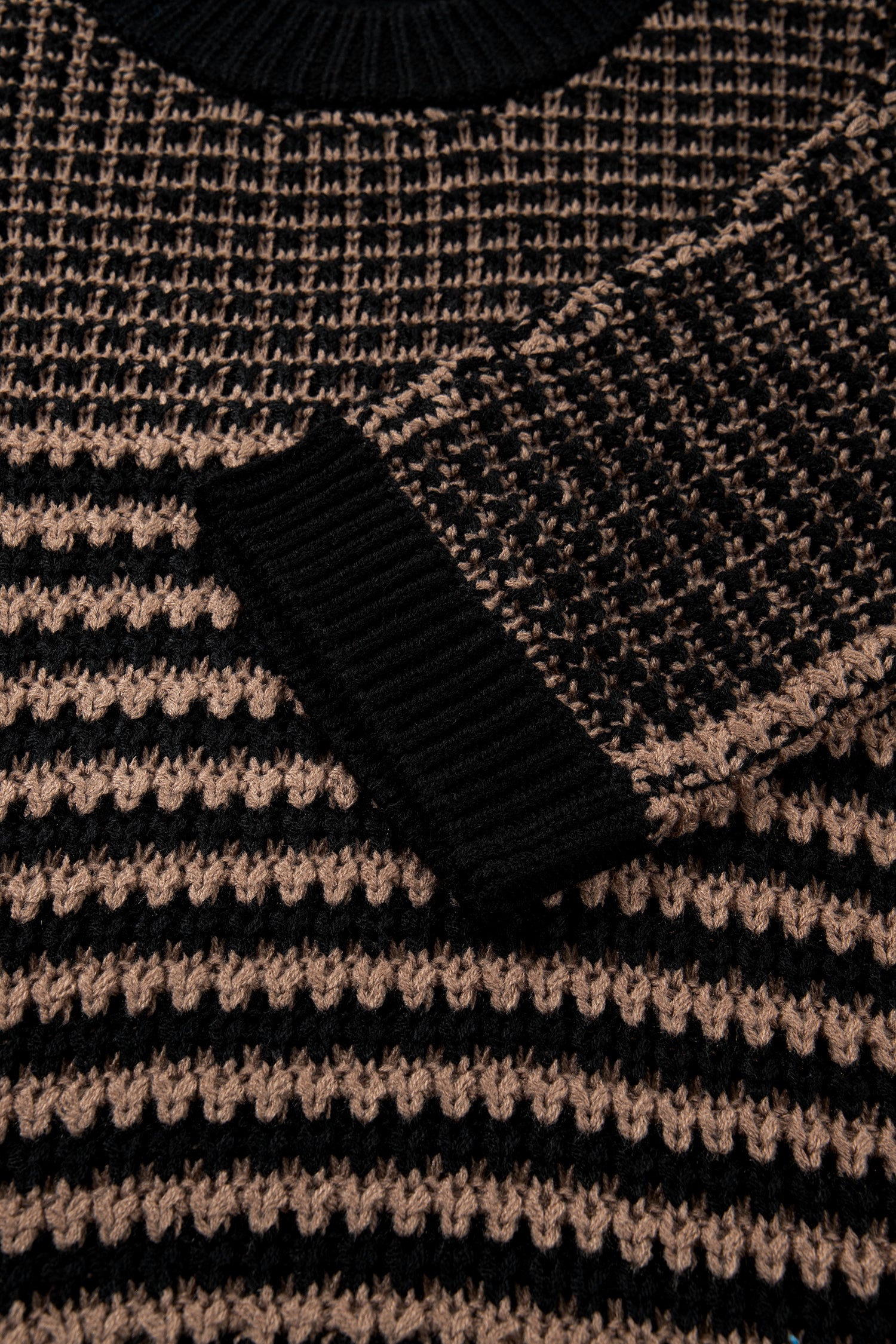 Trust The Journey Stripe Sweater