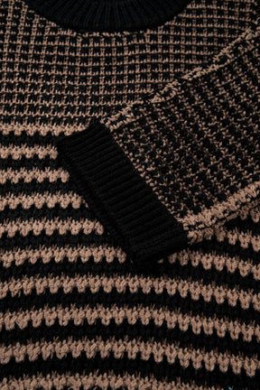 Trust The Journey Stripe Sweater