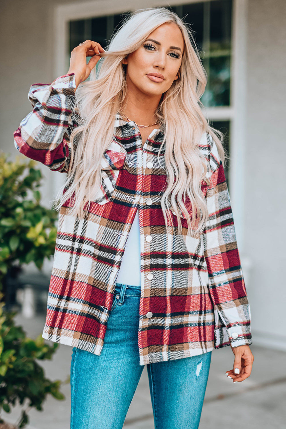 Plaid About You Shacket