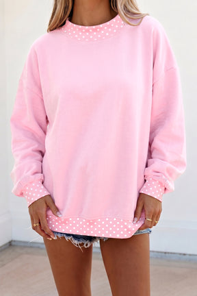Something About Her Polka Dot Sweatshirt (9 Colors)