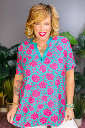 Let Your Style Bloom Top - S376MU