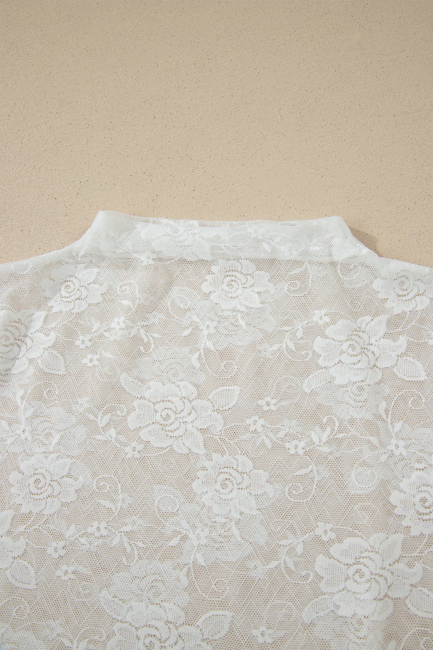 Hopelessly Yours White Sheer Lace Top