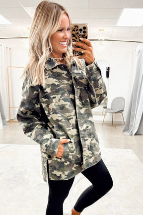 Run With It Camo Jacket