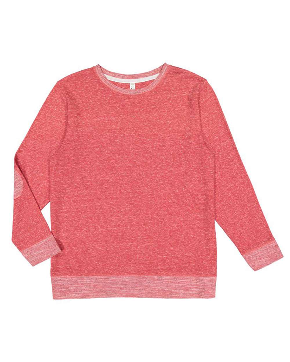 Red Melange French Terry Pullover Top - T9515RD