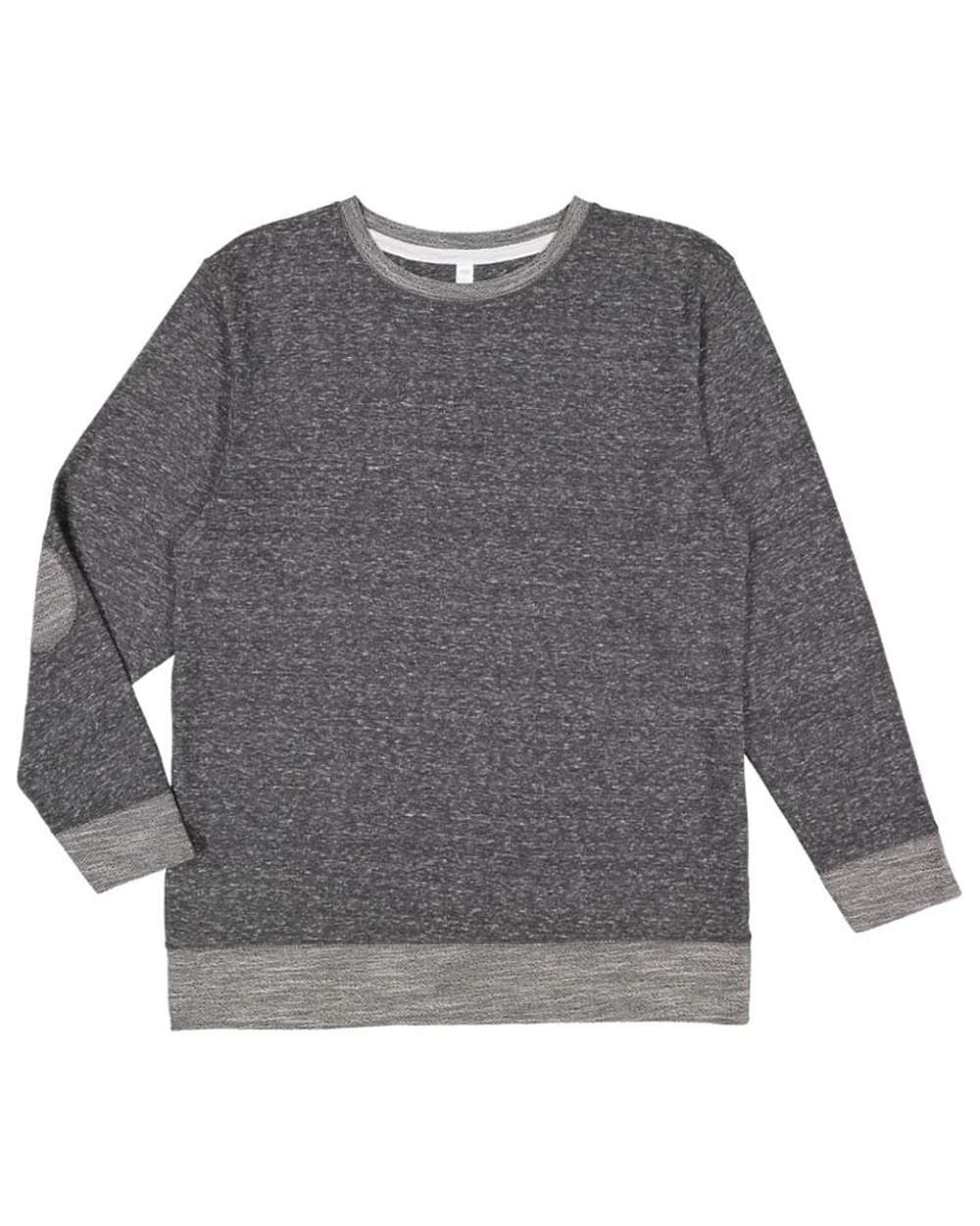 Smoke Melange French Terry Pullover Top - T9540SM