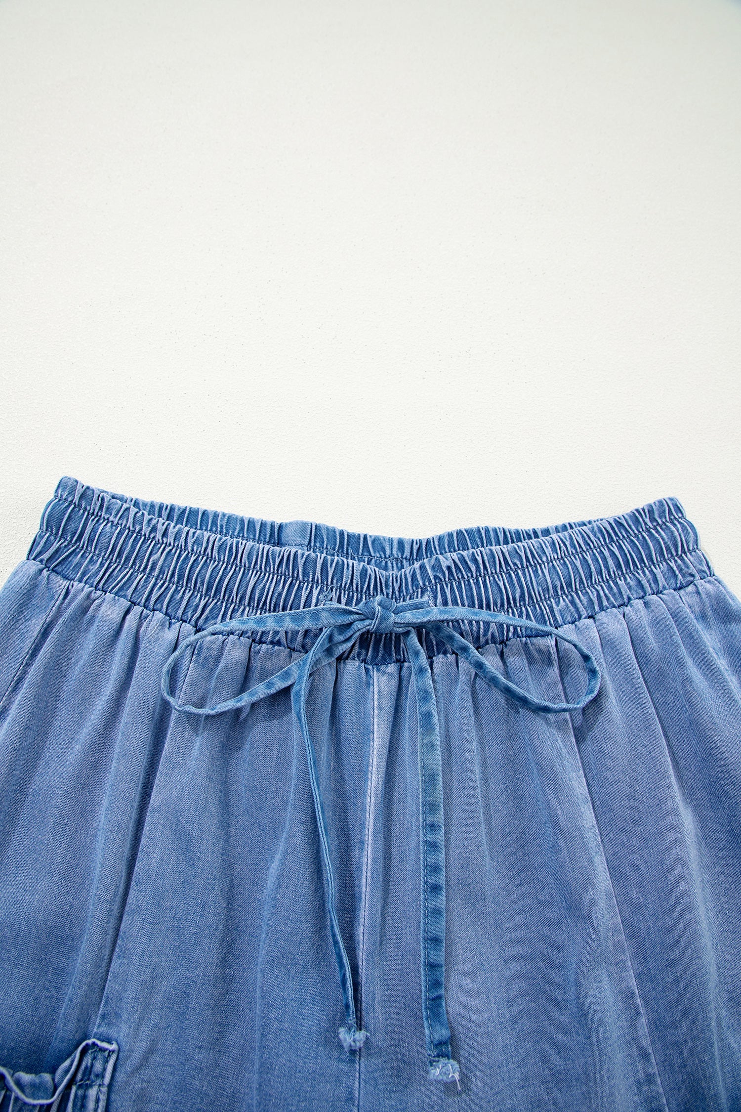Everyday Staple Drawstring Denim Pants