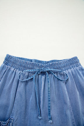 Everyday Staple Drawstring Denim Pants