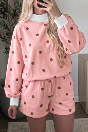 Sweet On Spots Top And Short Set (2 Colors)