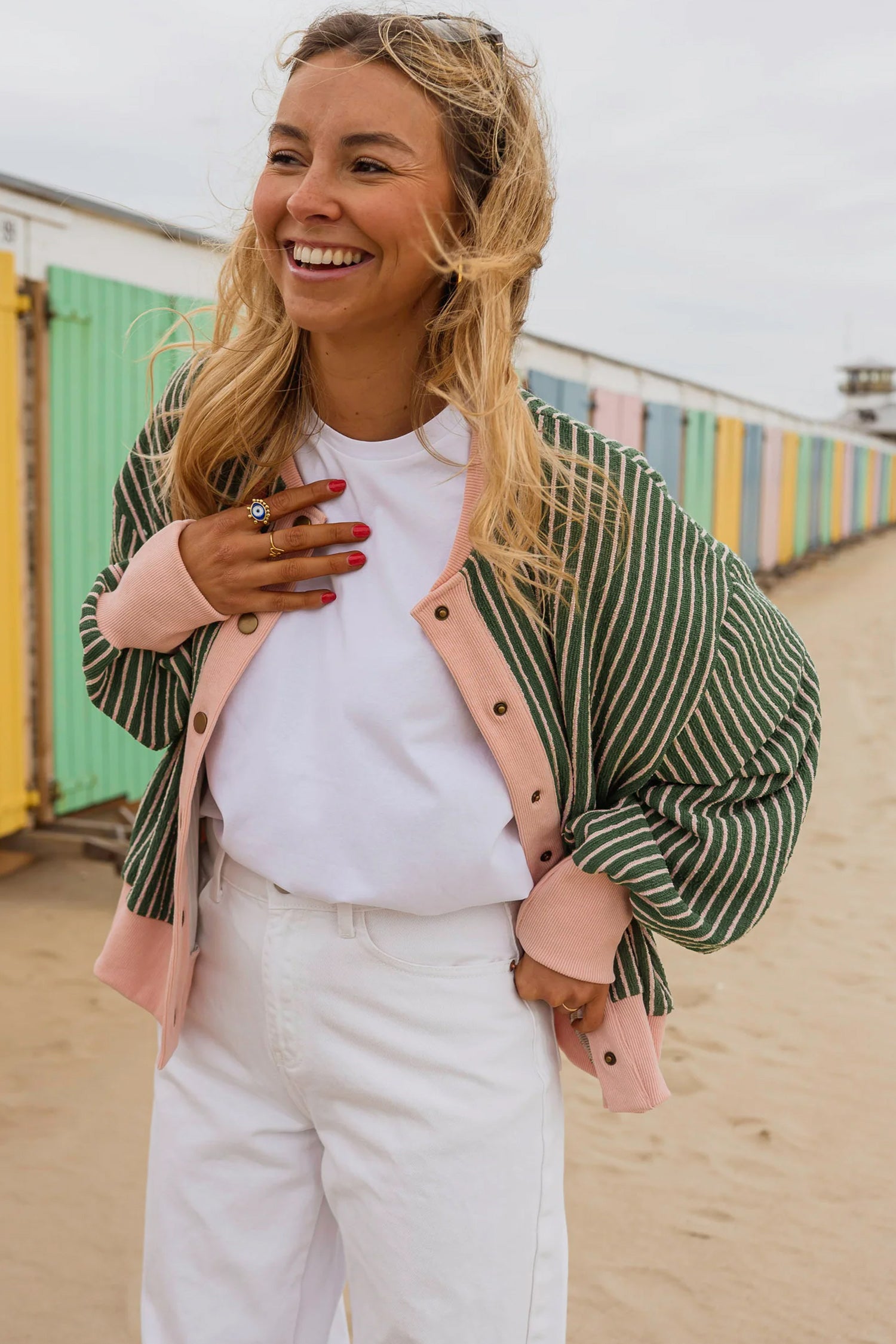 Worth The Stripe Cardigan (2 Colors)