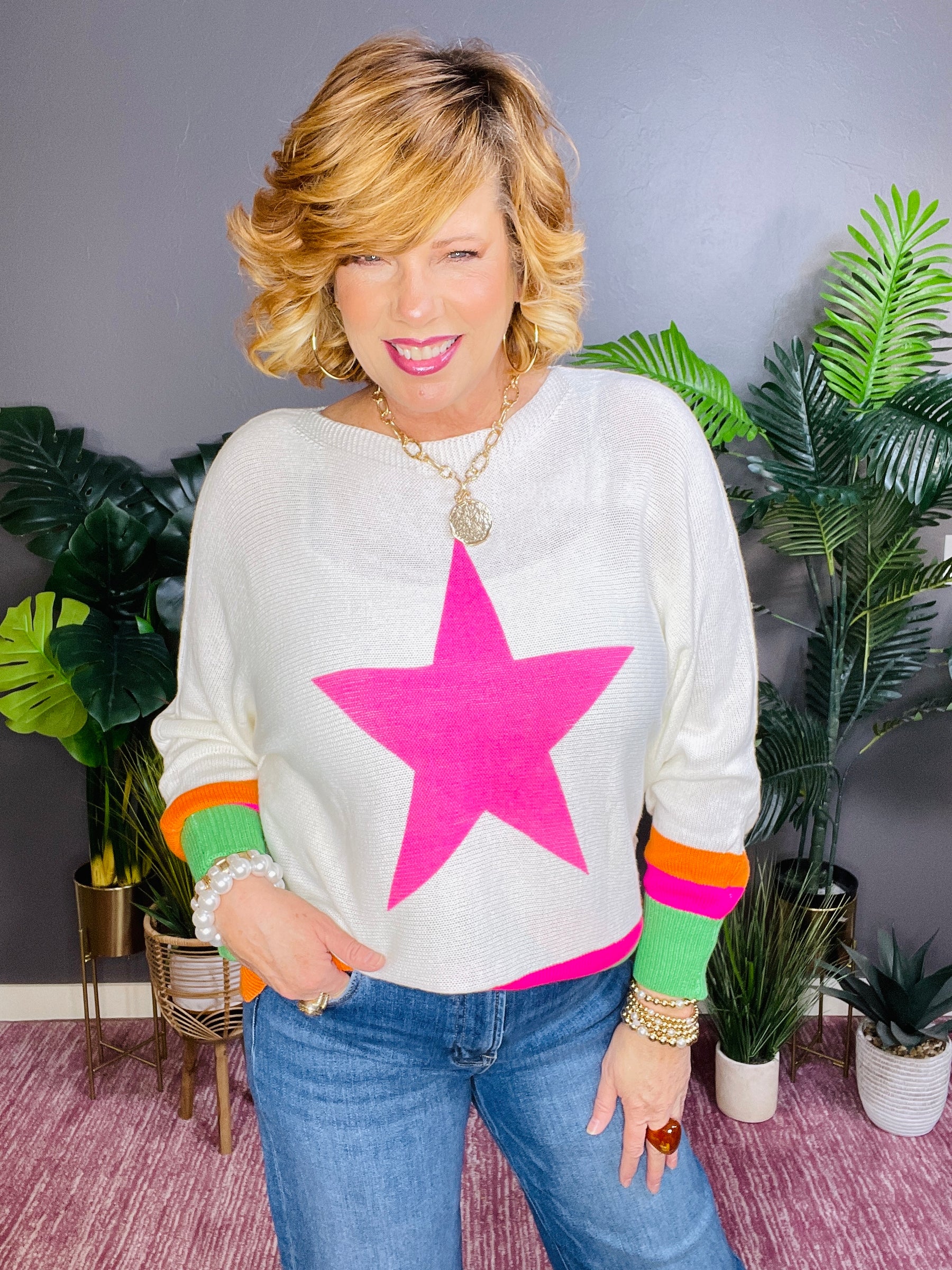 Be Your Own Star Knit Top