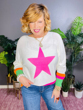 Be Your Own Star Knit Top