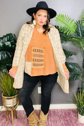 Style Runs Deep Rust Top - S127RU