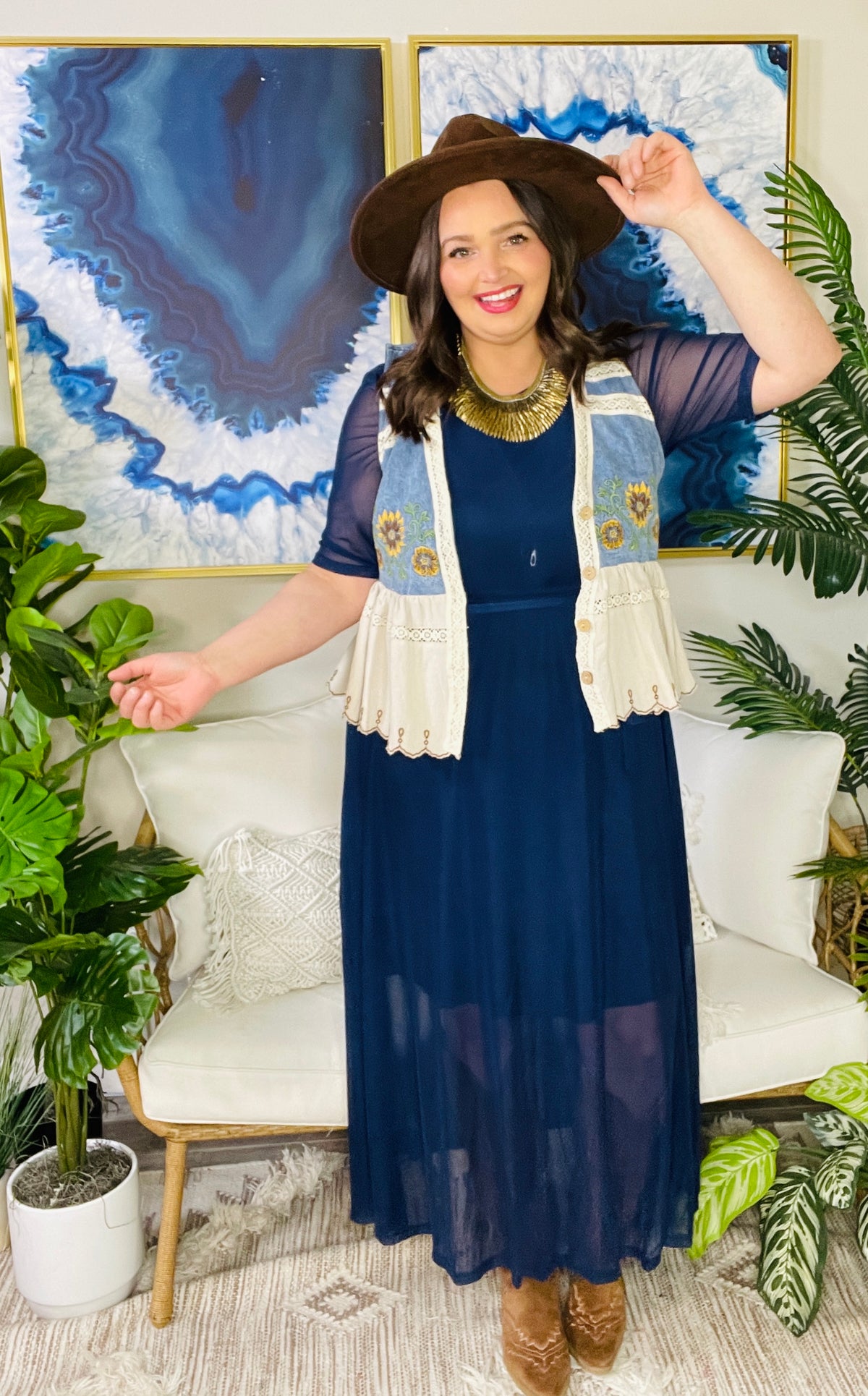Navy Ever After Dress - LW001NV