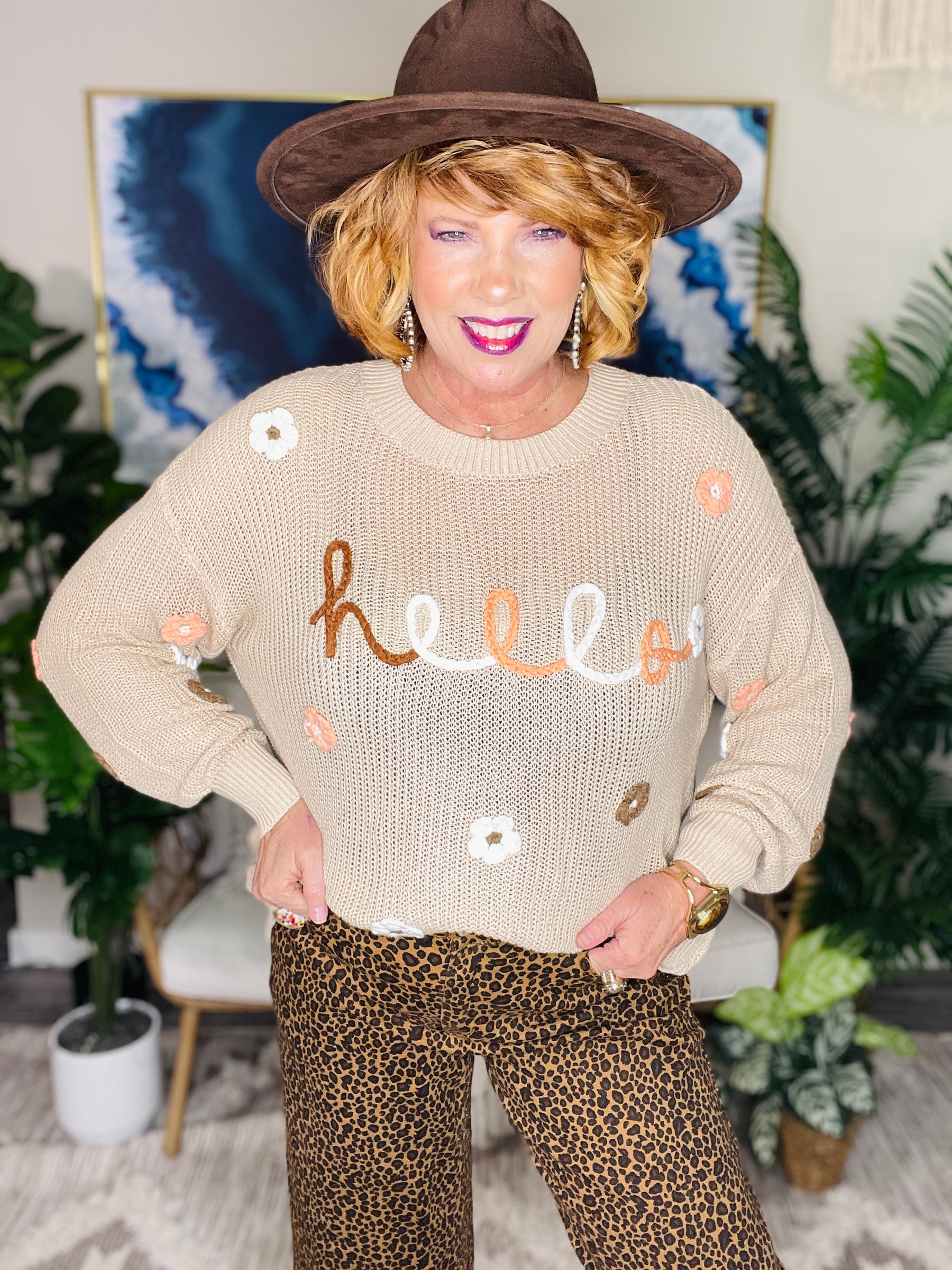 Well Hello There Sweater