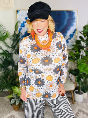 Groovy Gourds Top - YF002WH