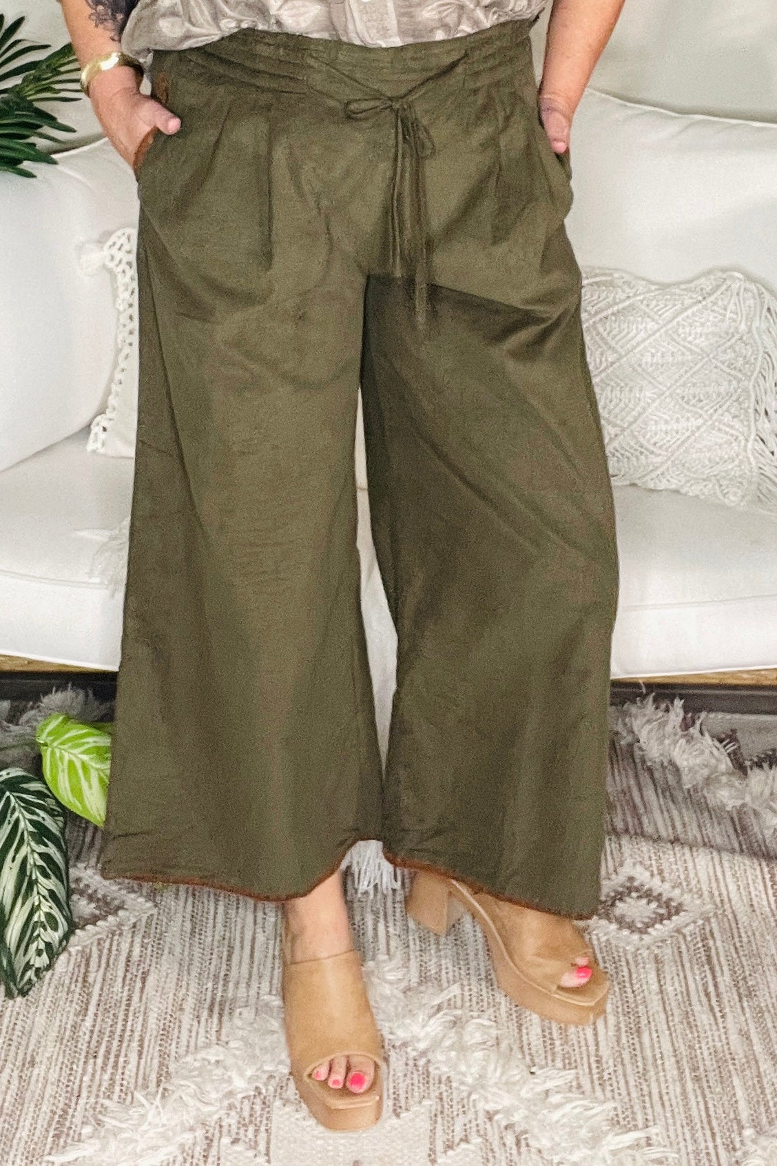 Copper Canyon Olive Pants - P158OL