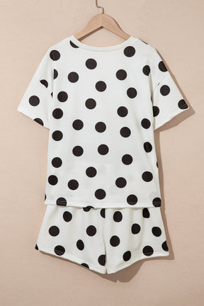 Chic Spotlight Black Polka Dot 2 pc Set