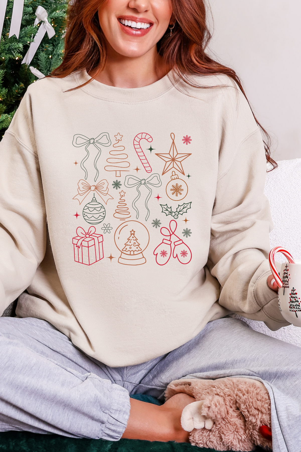 Jolly Details Graphic Tee and Sweatshirt