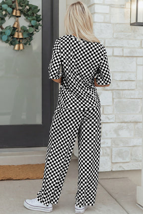 Style Check Black 2pc Set