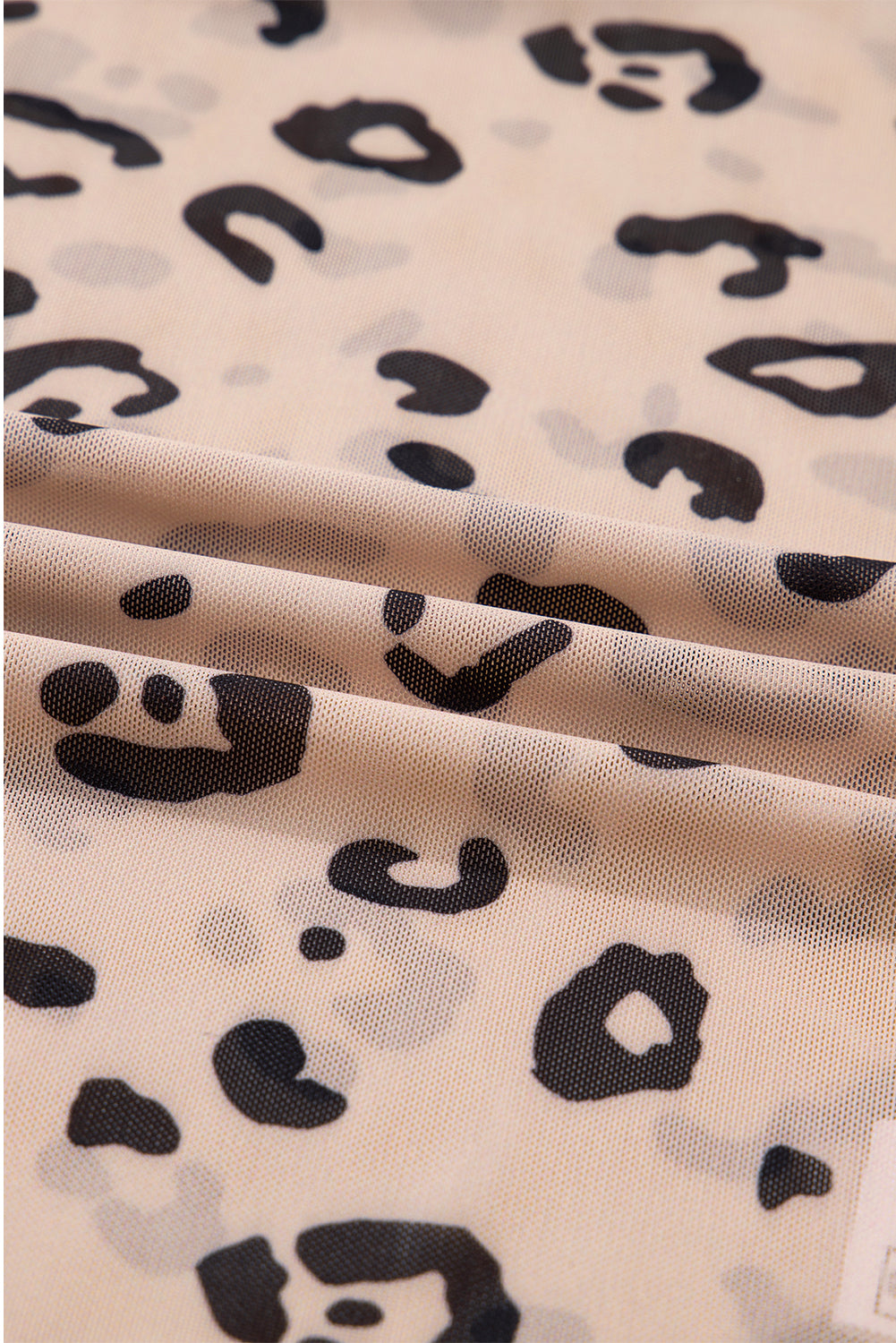 Wild Thing Mock Neck Sheer Mesh Bodysuit