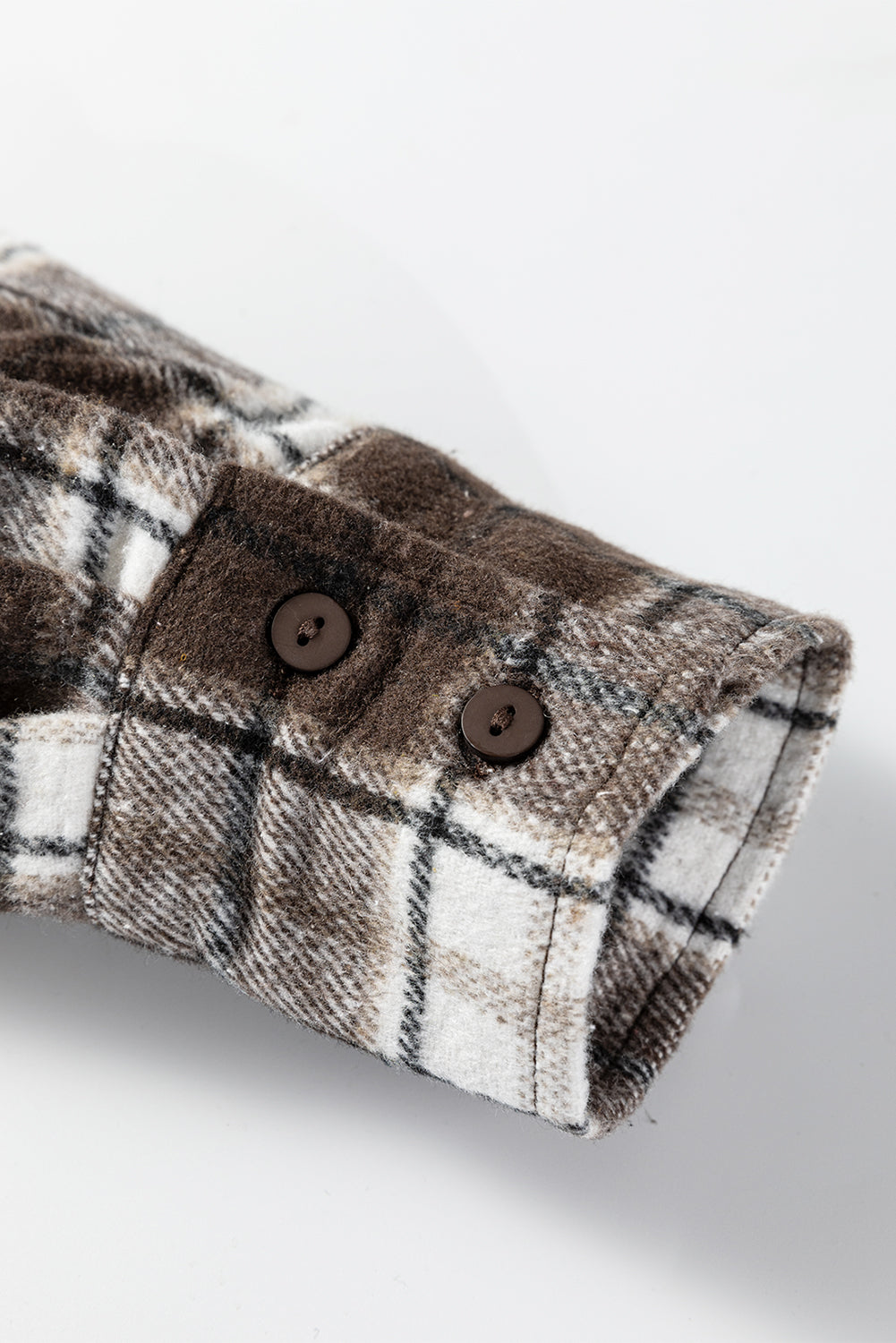 Just Pretty Things Plaid Boyfriend Shacket