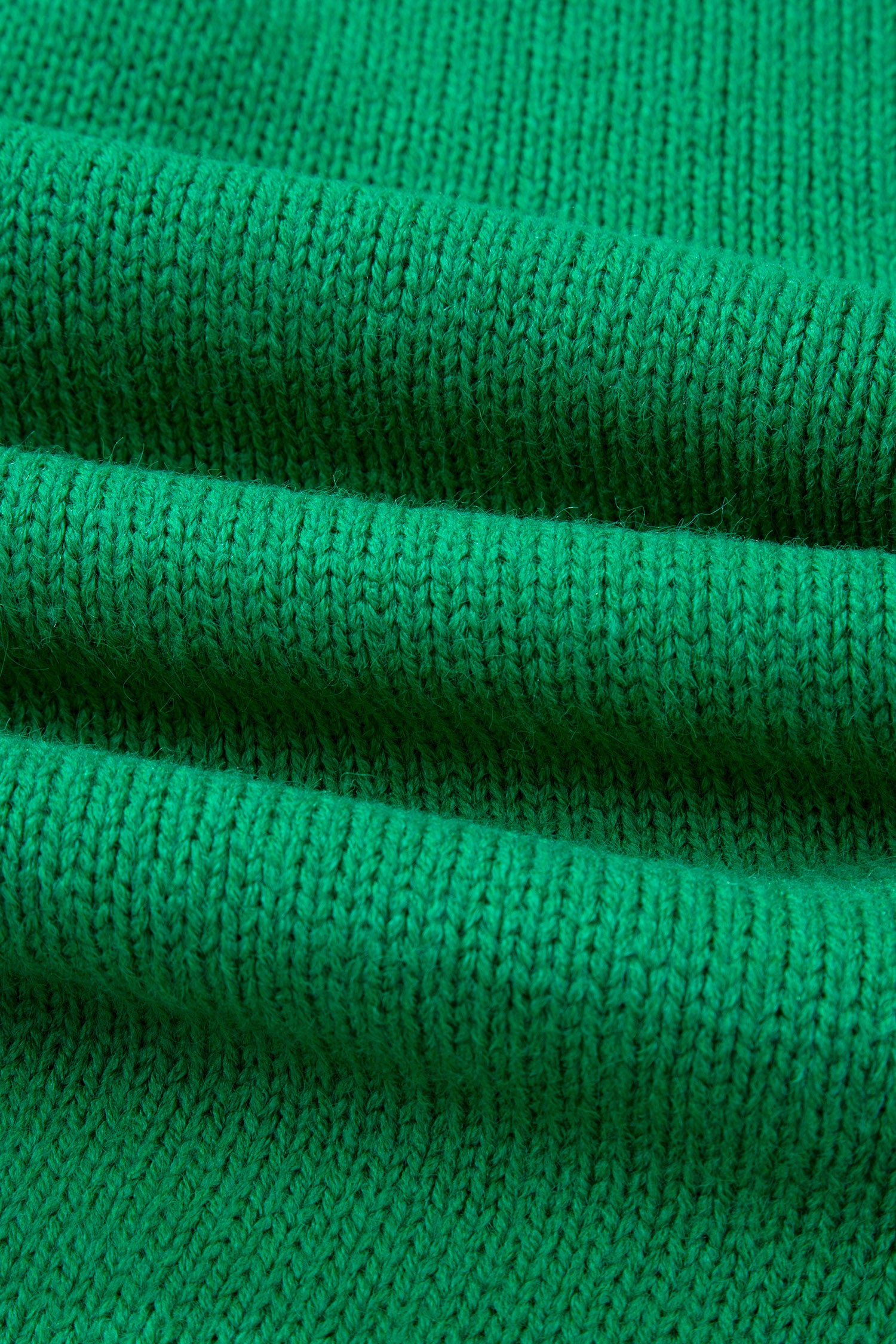 Bow Bella - Bright Green Bow Backless Bubble Sleeve Sweater