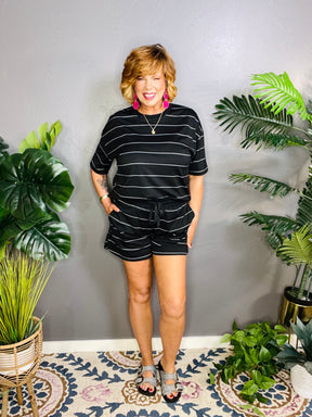 Set To Impress Top And Short Set (2 Colors)