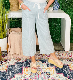 Harbor Chic Drawstring Waist Jeans