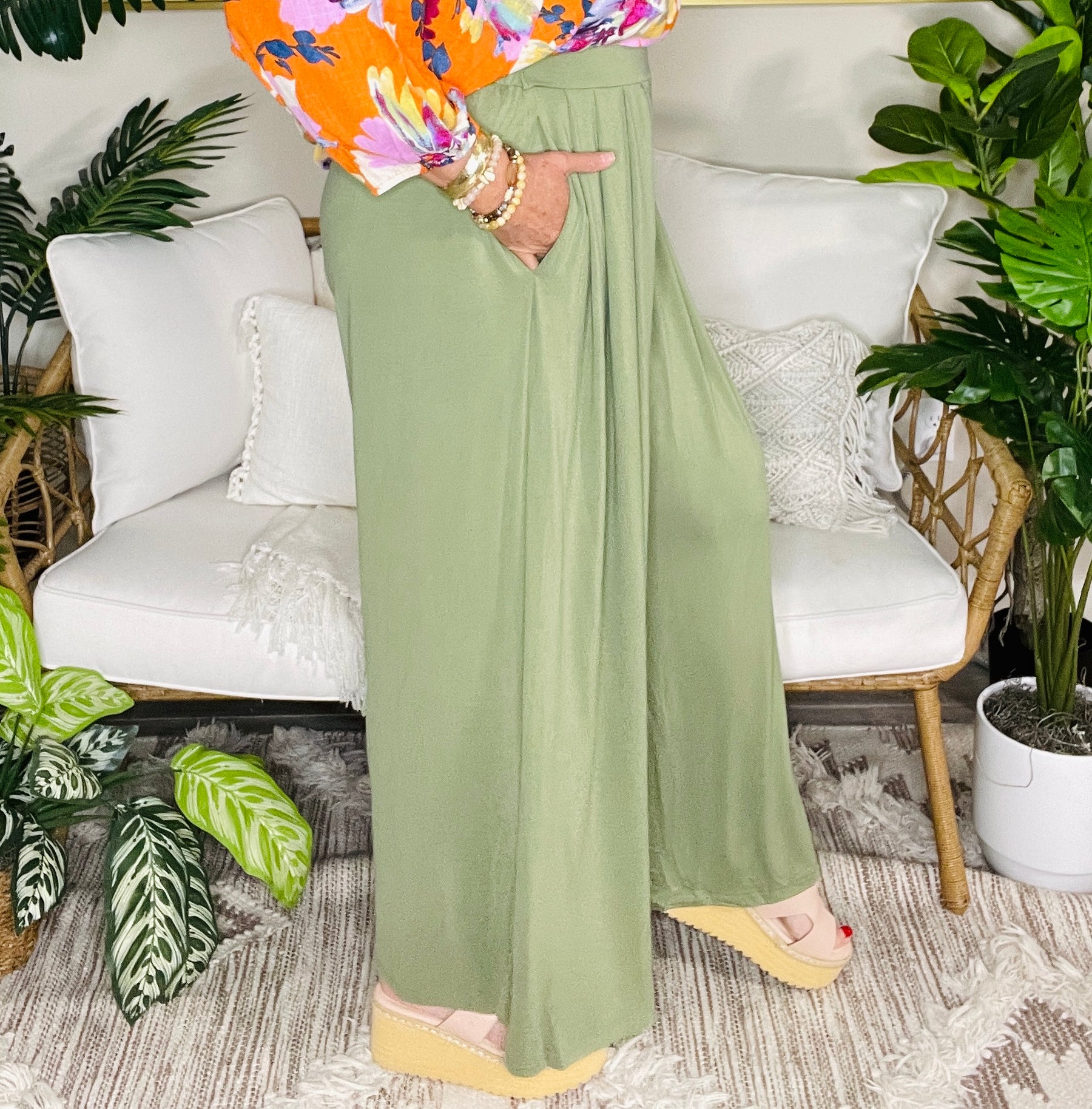 The Perfect Look Green Pants - P113GN