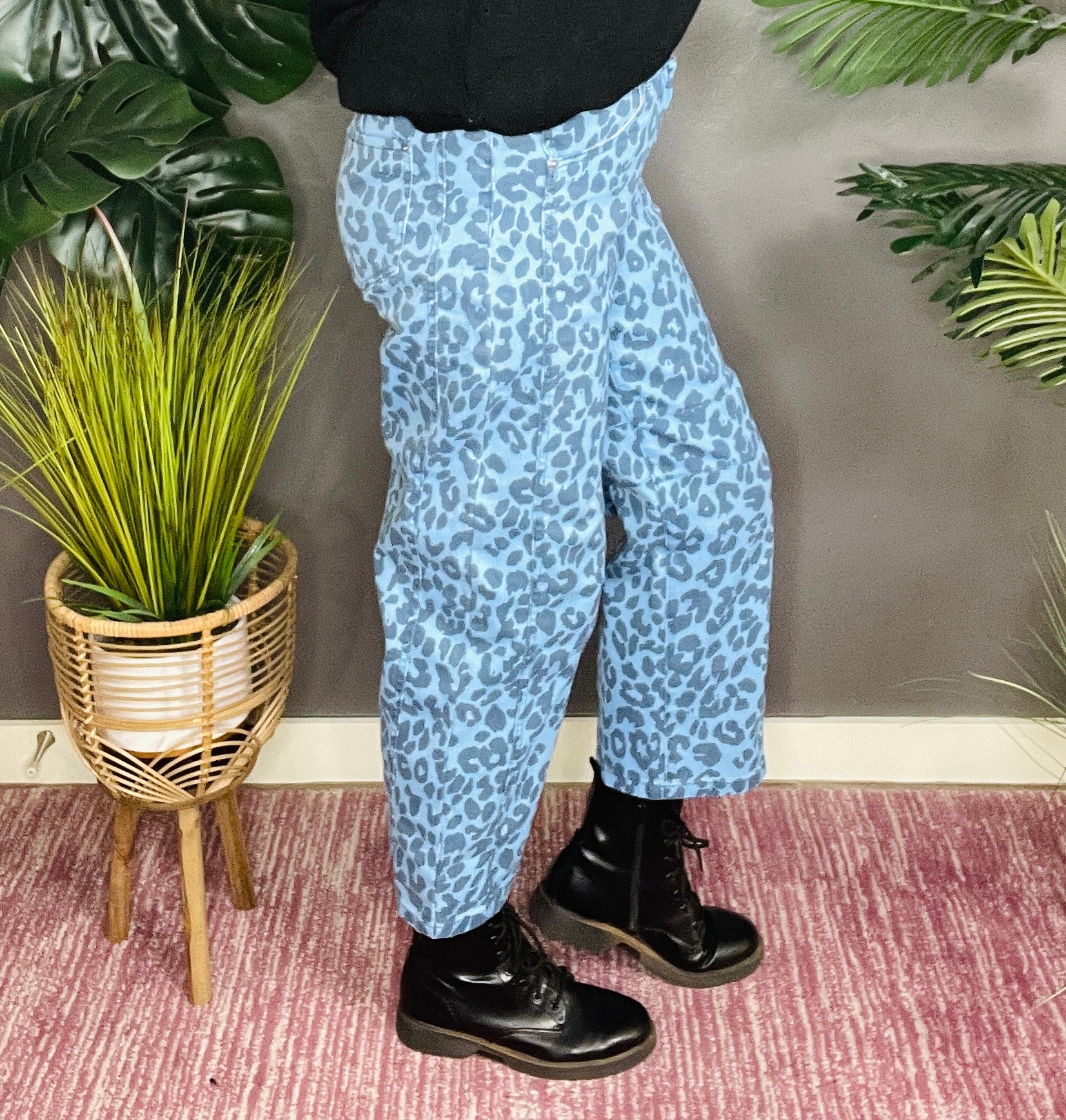 Let It Be Wild High-Waisted Relaxed Fit Jeans