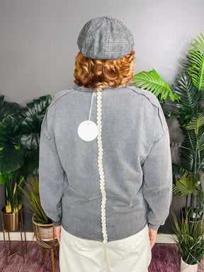 Peace All Around Charcoal Top - S240CG