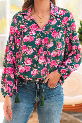 Fresh Is Key Floral Printed Puff Sleeve Top