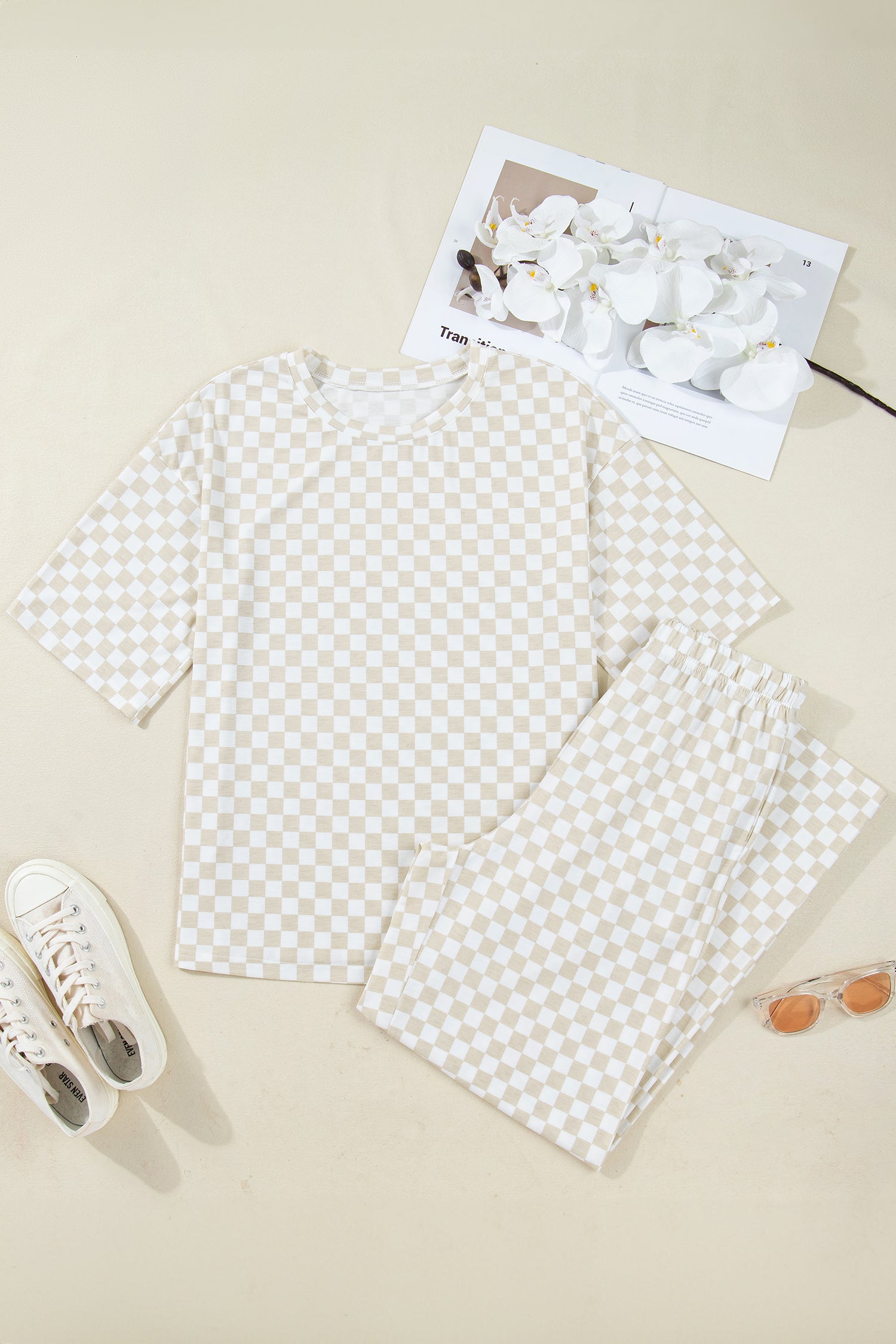 Everything In Check 2pc Lounge Set