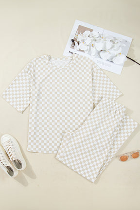 Everything In Check 2pc Lounge Set