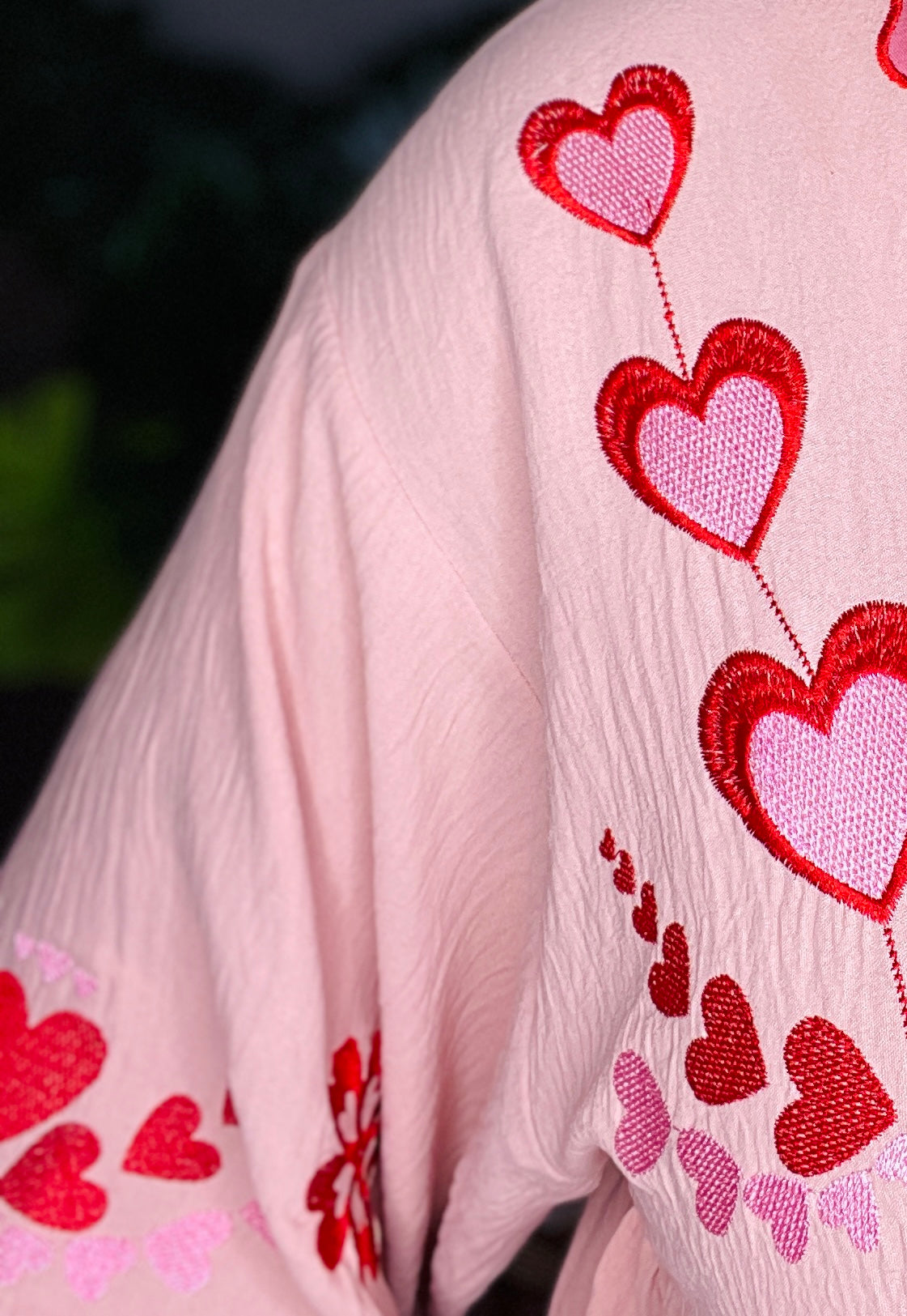 All You Need Is Love Pink Heart Top - S258PK