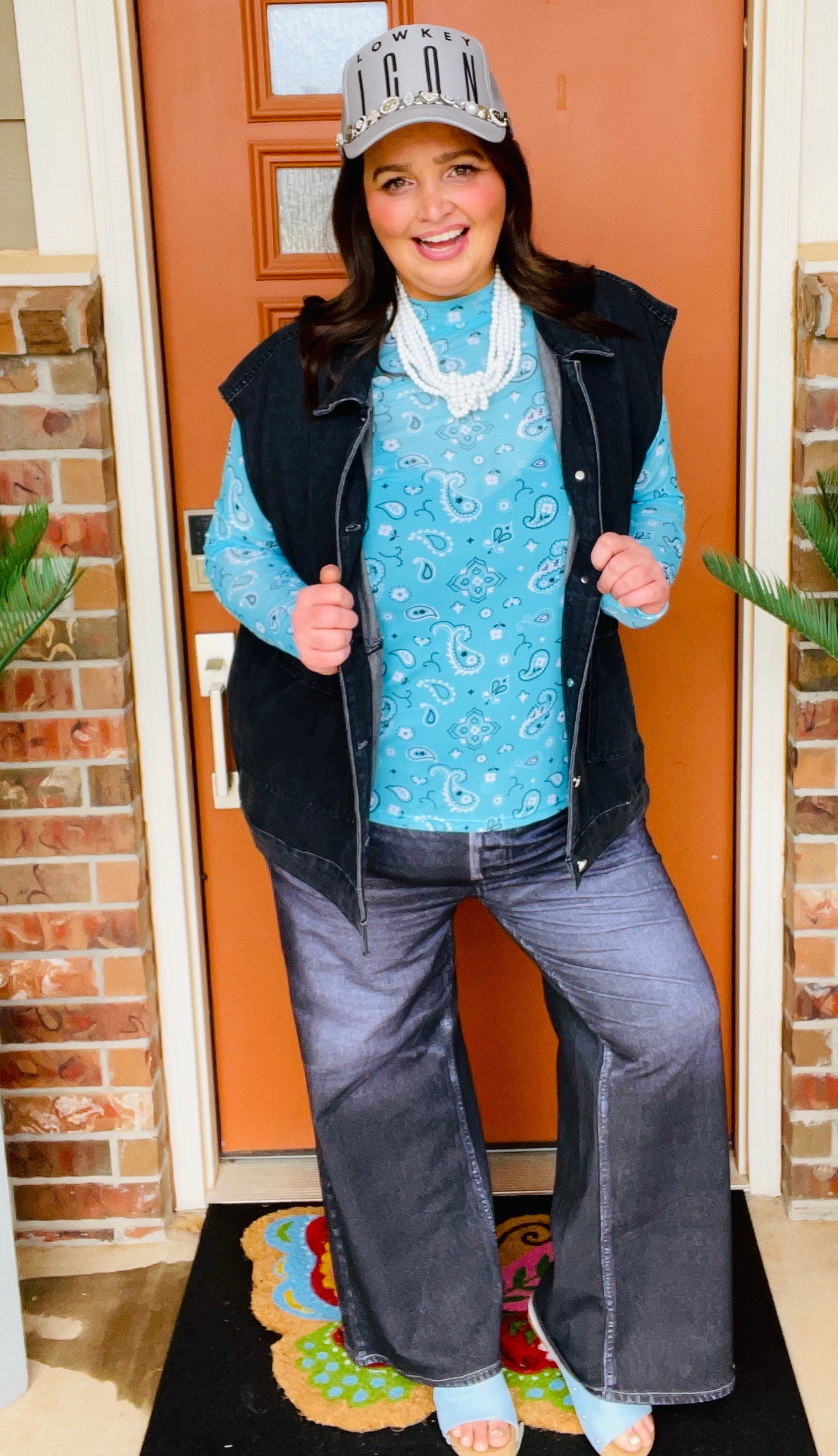 Bandana Babe Mesh Top - S418TQ