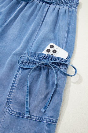 Everyday Staple Drawstring Denim Pants
