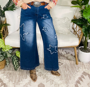 Star Power Wide Leg Jeans