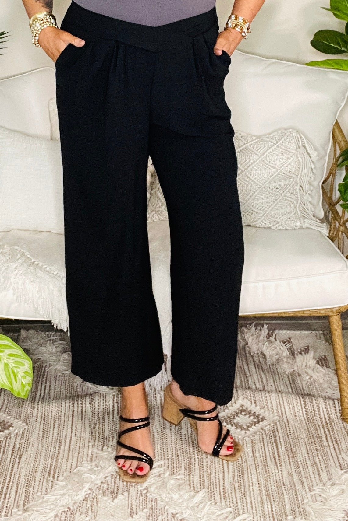 Signature Style Textured Pants (2 Colors)