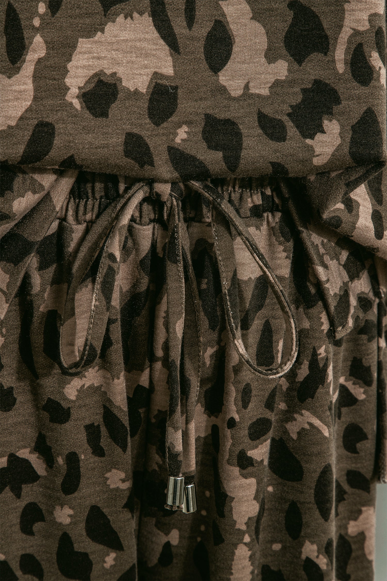 Lounge About Town Brown Leopard Set