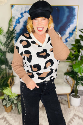 Wild Times V Neck Sweater