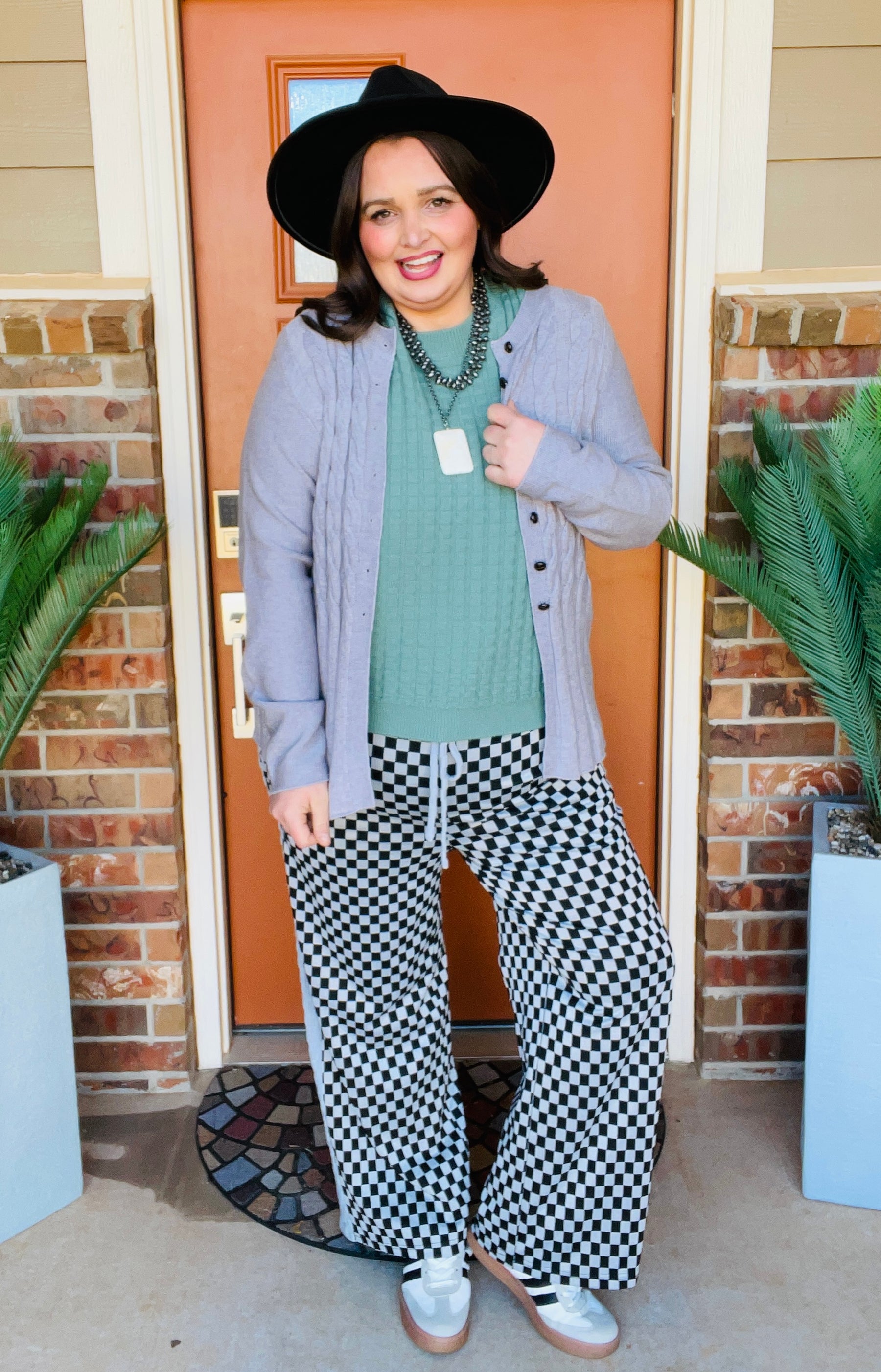 Check The Trend Drawstring Waist Pants