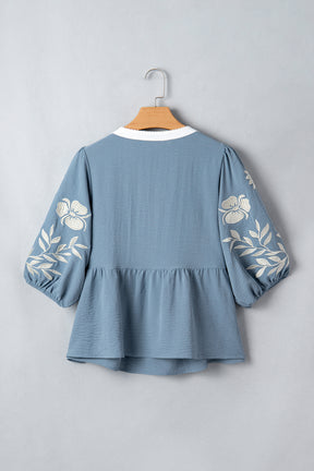 Worth Your Wait Myosotis V Neck Top